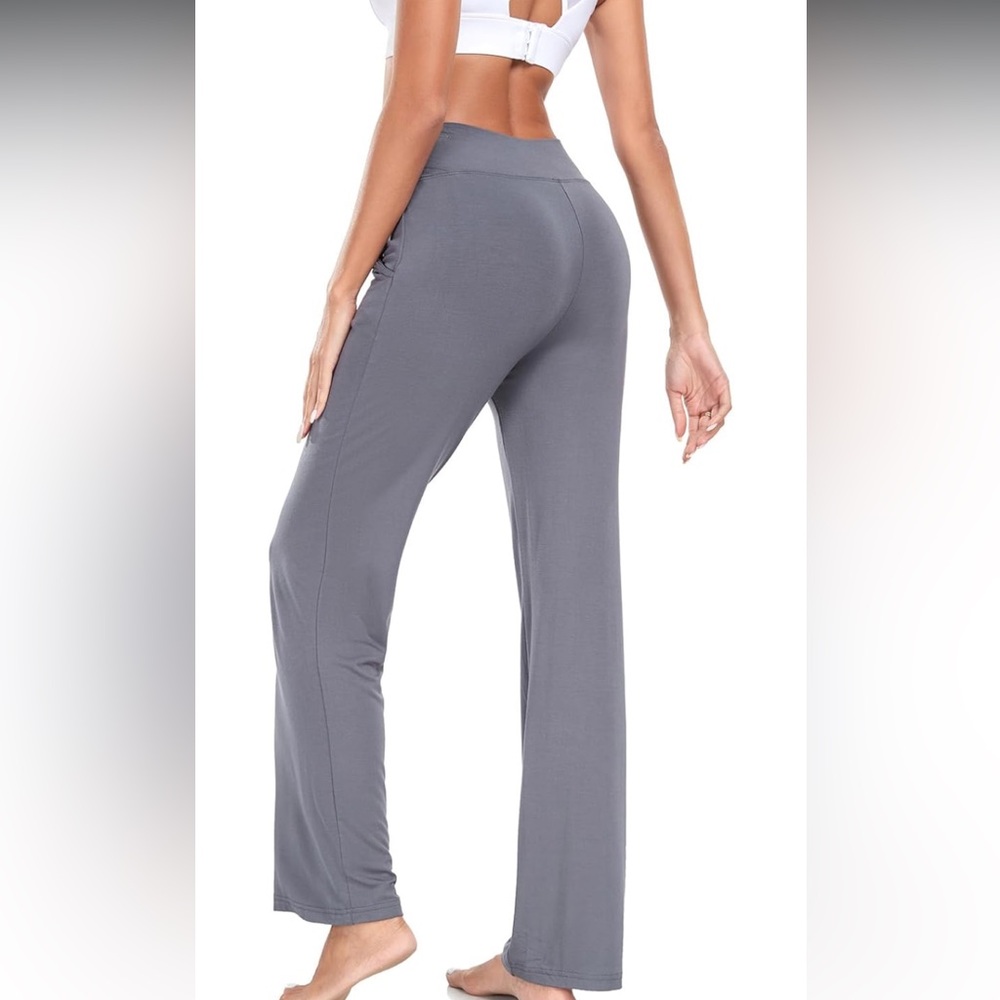 TownCat,XL,Yoga Pant with Pockets,Twist Waist Workout Pants,Soft Stretch Bootcut